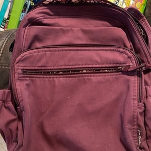 Wine colored Vera Bradley backpack